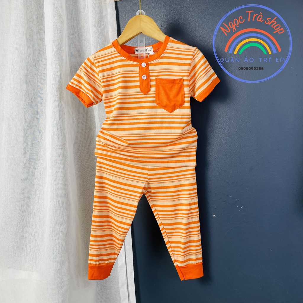 Đồ Bộ Cộc Tay Quần Dài Cho Bé SIZE 9-31KGFREESHIPCotton Lạnh Chât Lượng Hàng Chuẩn Đẹp Cực Dể Thương