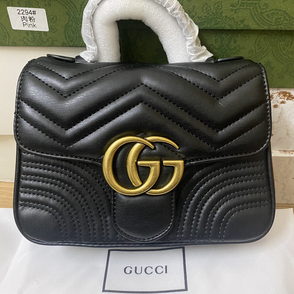 Túi GC Marmont Top Handle - Super Fullbox - Size 20 25