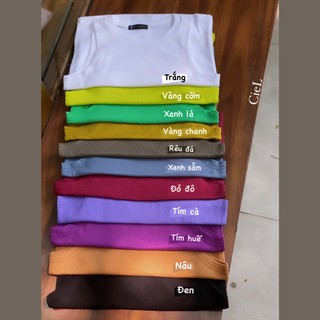 CieL tanktop- Áo ba lỗ Nữ- TÍM CÀ