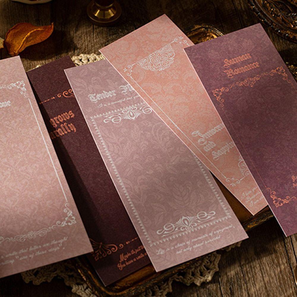 Pewany Thẻ Đánh Dấu Trang Sách Màu Trơn Cổ Điển Vict-Ooria 'S Secret Series
