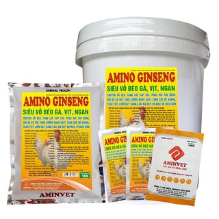 Siêu vỗ béo gà, vịt, ngan amino ginseng