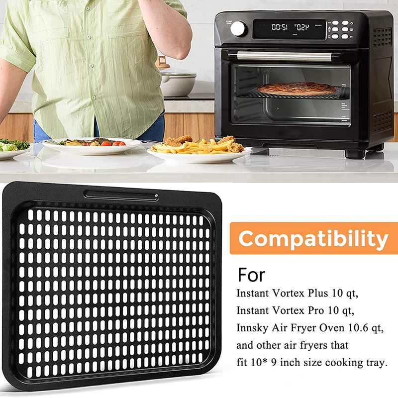 Bộ 2 Khay Lưới Thay Thế 10 QT Cho Nồi Chiên Không Dầu (10 QT)