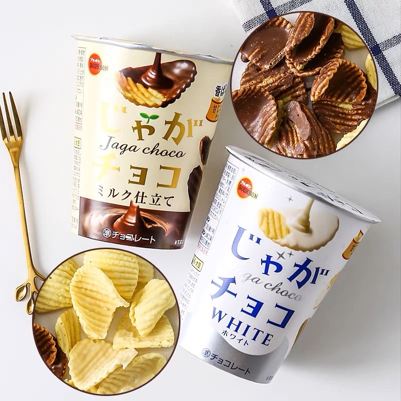 Khoai tây giòn phủ socola 𝐁𝐎𝐔𝐑𝐁𝐎𝐍 Nhật Bản
