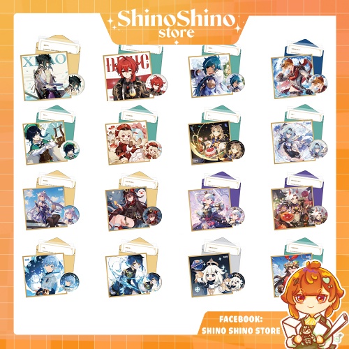 [có sẵn] hộp quà birthday box genshin impact chính hãng từ official shop