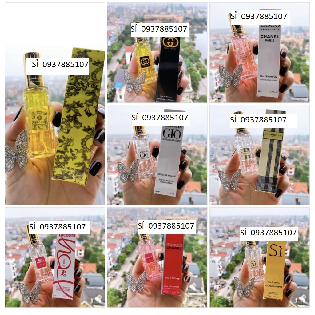 (chính hãng chiết ) Nước Hoa 4D Mini 20ml (nam và nữ )