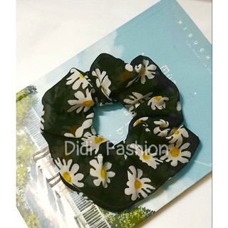 🌼🌿 dây buộc tóc srunchies họa tiết hoa lá 🌼🌿
