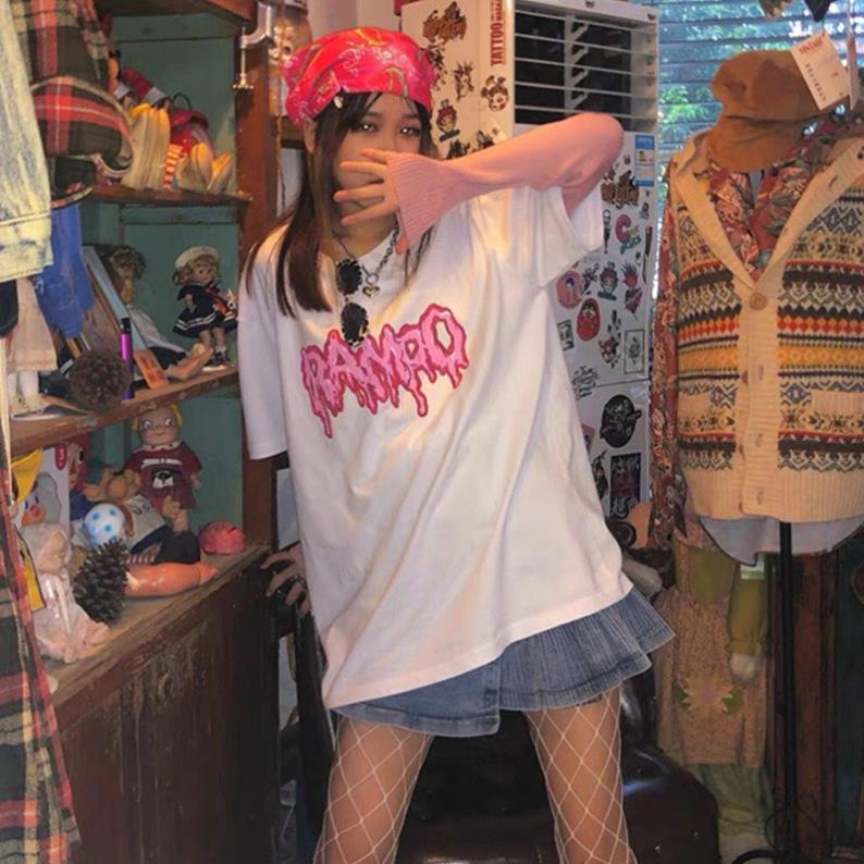 COMBO 8 khẩu trang vải poli dùng cho Áo thun tay lỡ RAMBO Unisex nam nữ - Phông Oversize form rộng màu TRẮNG