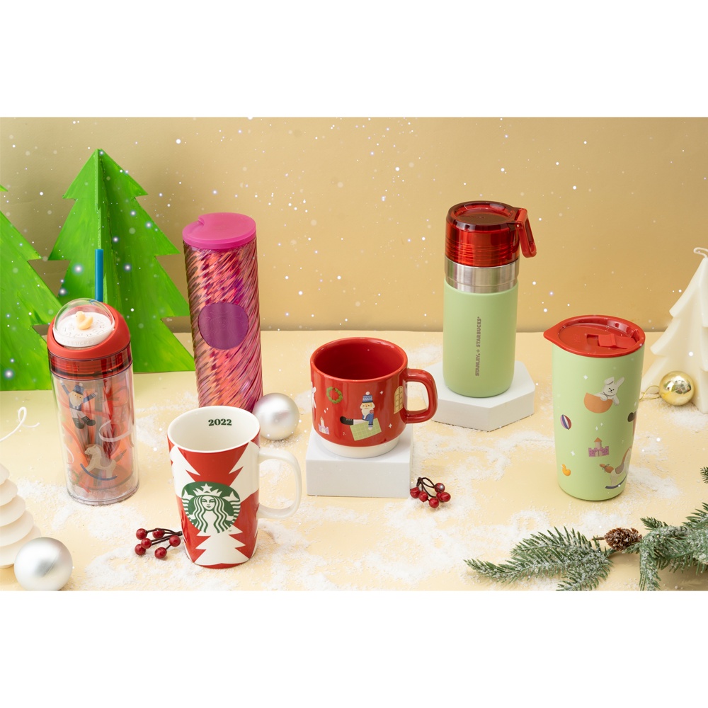 [LIFEMCMBP4 -12% đơn 250K] Cốc Sứ Mug Starbucks 12Oz (355ml) Toys Holiday Party