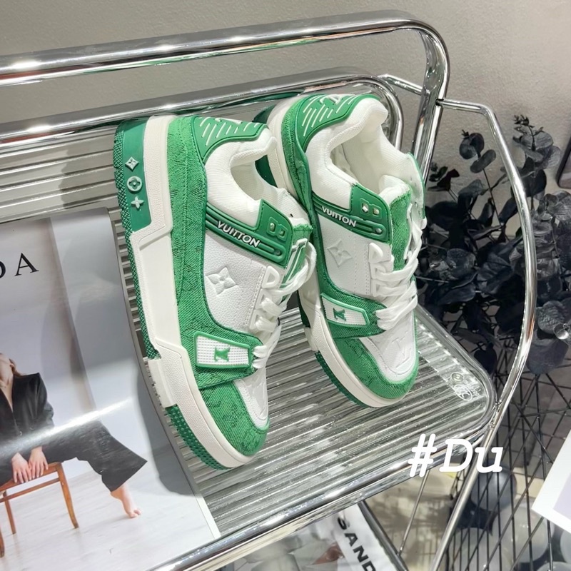 Giày thể thao nữ lv cam phối màu fullbox