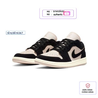 Giày Jordan 1 low hồng đen nam nữ, Giày Jordan 1 Low Black Guava Ice đen hồng bản đẹp full box bill. mono6868