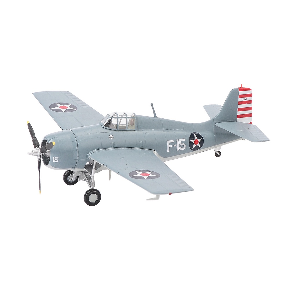 Mô Hình Máy Bay Chiến Đấu Mỹ F4F Wildcat VF-3 Aboard USS LEXINGTON WWII Tỉ Lệ 1 / 72