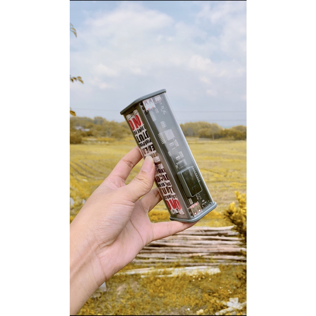 Sạc dự phòng trong suốt 20000 mah,sac nhanh 22.5W,PD 20w