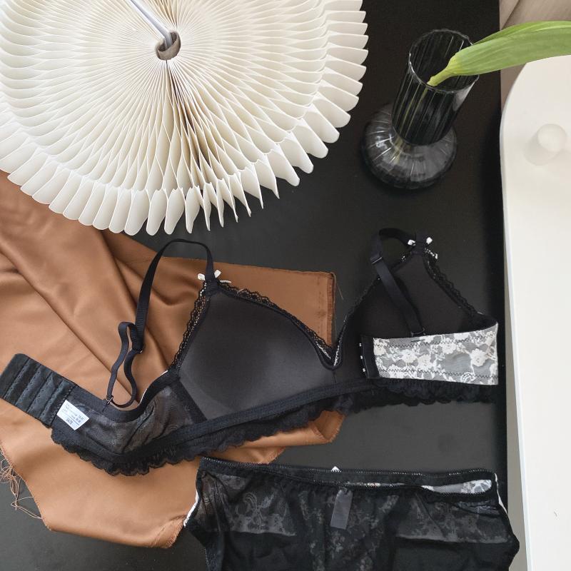 1 Bộ Áo Ngực + Quần Lót Ren Mềm Mại Thoải Mái Gợi Cảm Cho Nữ | BigBuy360 - bigbuy360.vn
