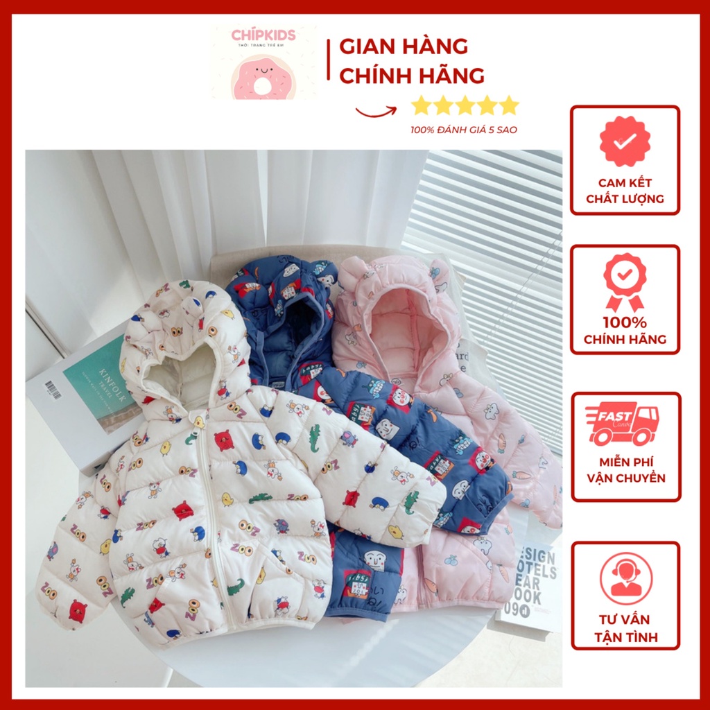 Áo phao cho bé Quảng Châu đẹp siêu nhẹ, siêu ấm từ