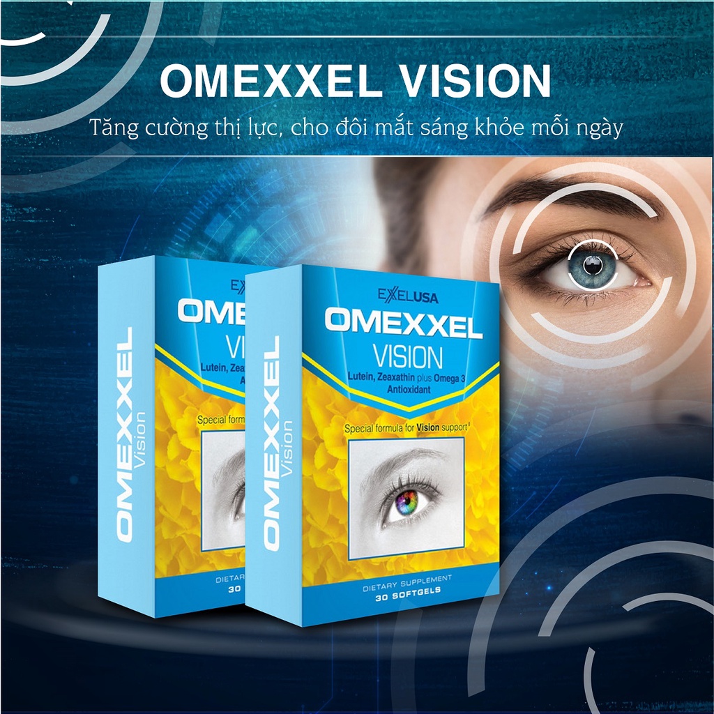 Viên uống bổ mắt Omexxel Vision 30 viên/ hộp