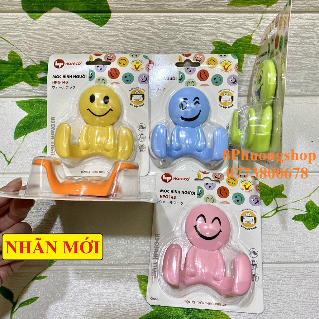 Móc dán tường HOFACO - Móc treo đồ hình người HPG143