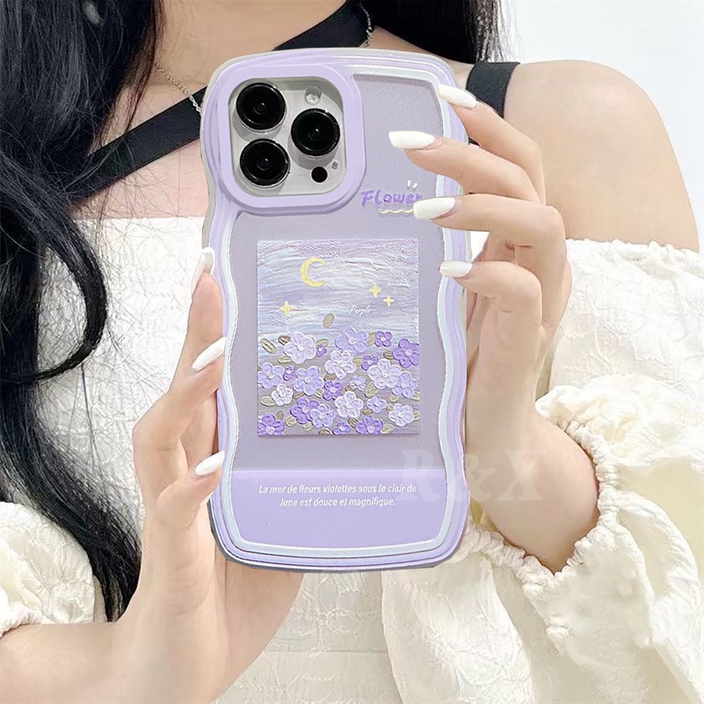 Ốp Điện Thoại Viền Lượn Sóng Cho VIVO Y02 Y16 Y22 Y35 Y22s Y21s Y15s Y15A Y33s Y20 Y01 Y21A Y12 Y12s Y1s Y15 V25 Y91C Y17 Y30 Y21T Y11 X