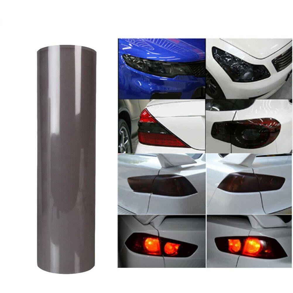 Xps 30x 100cm 1 cuộn bóng đèn khói vinyl film tint đèn pha bọc đèn hậu