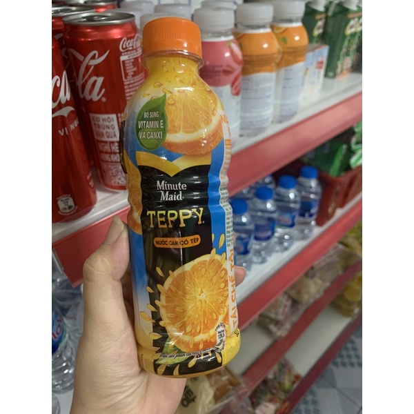 Nước cam có tép Teppy 327ml