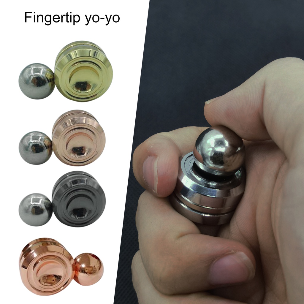 PO-Spinner BằNg Kim LoạI Cỡ Nhỏ ic GiúP GiảM Stress Po-fidget Con Quay Đồ Chơi Fidget