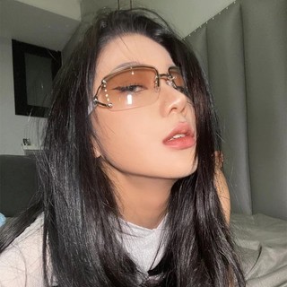 (AIMURUSI) COD Kính Mát Thời Trang Hàn Quốc 2022 Y2K Dành Cho Nữ
