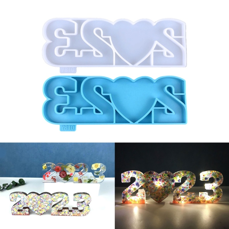 Sa Khuôn Silicon Làm Đồ Trang Trí Hình Trái Tim 2023
