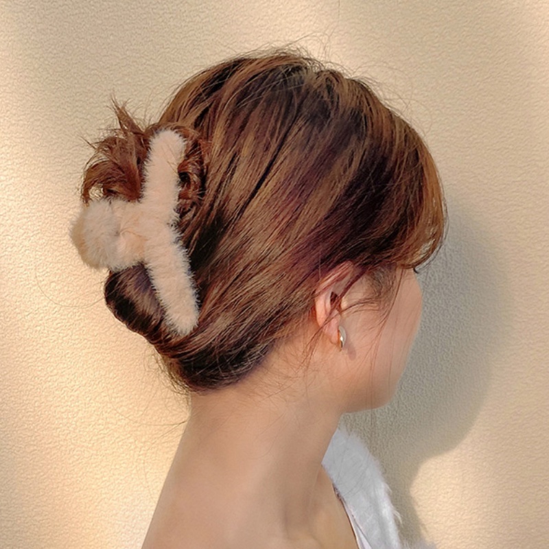 Kẹp Tóc Cỡ Lớn Thời Trang Thu Đông Hàn Quốc Cho Nữ