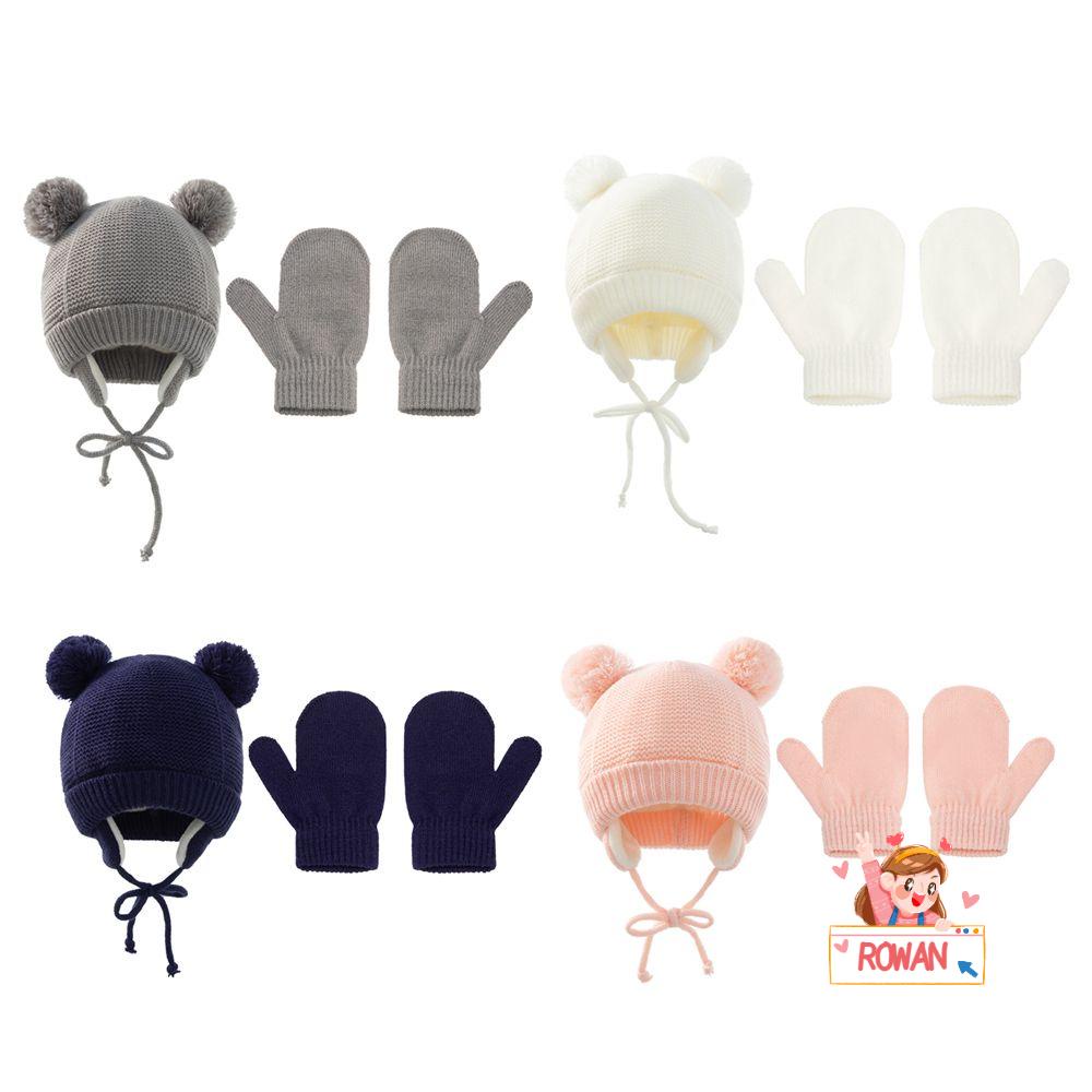 Set Mũ Len Và Găng Tay Cho Bé 1-4 Tuổi