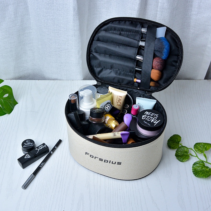 Túi Đựng Mỹ Phẩm Sức Chứa Lớn Phong Cách Hàn Quốc Ốp
