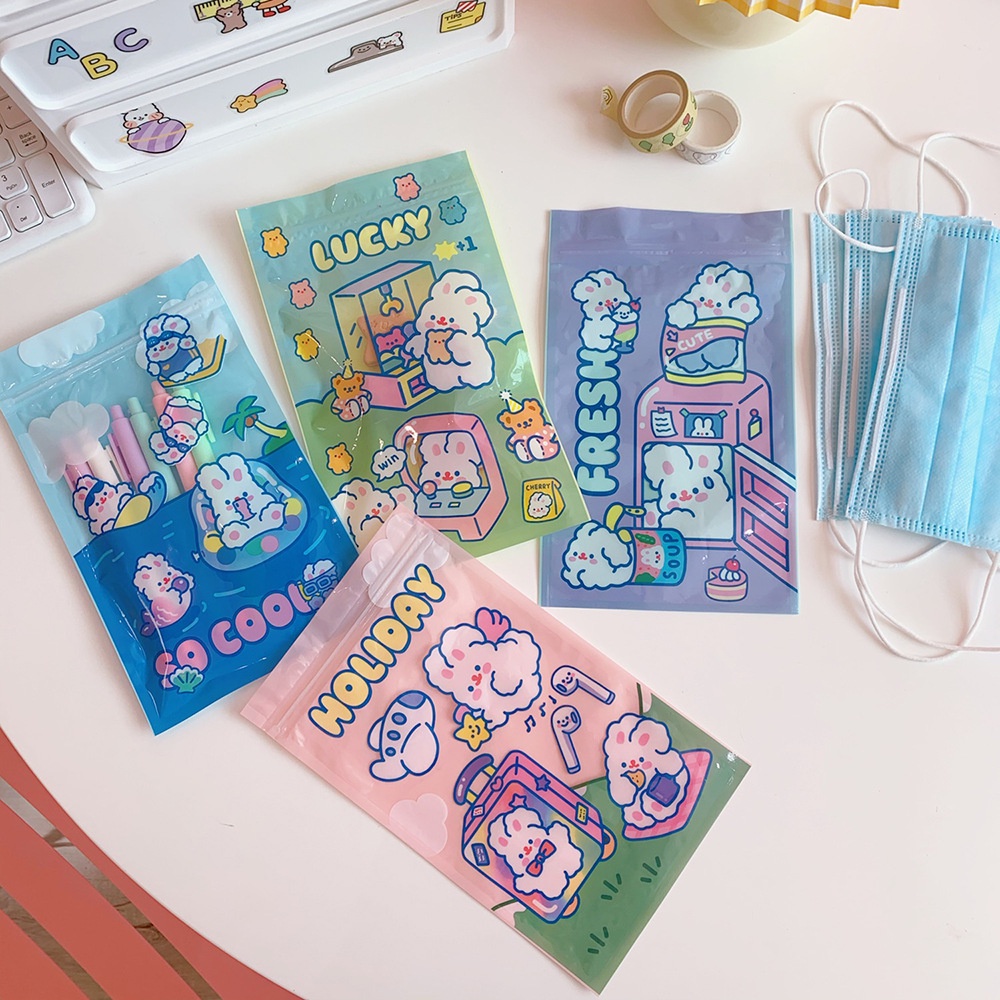Túi zip mini siêu dễ thương đựng đồ cá nhân SH068
