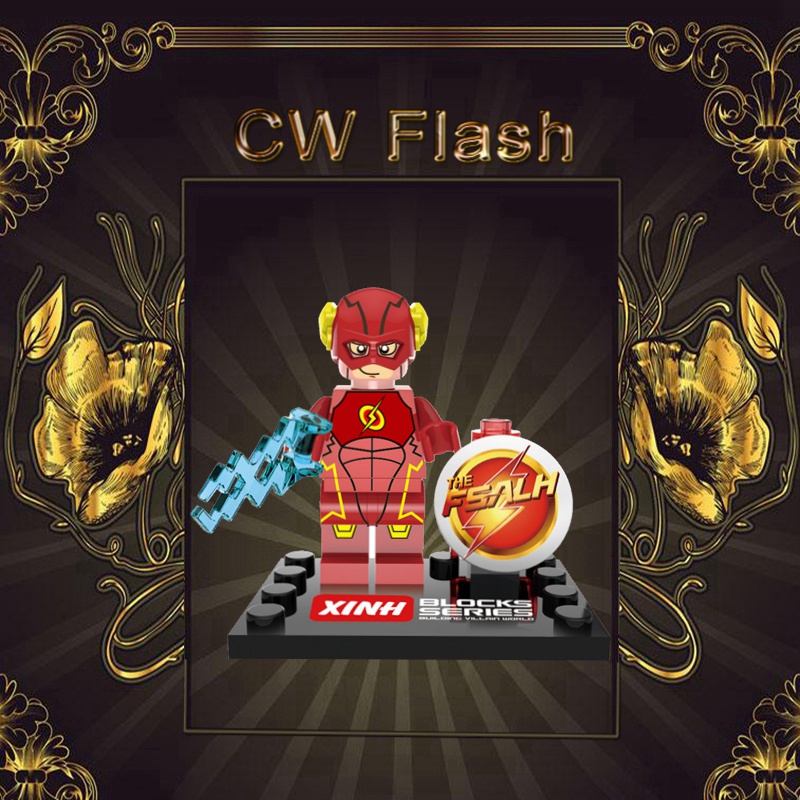 Bộ Đồ Chơi Lắp Ráp Mô Hình Nhân Vật Wally West Dành Cho Trẻ Em DIY