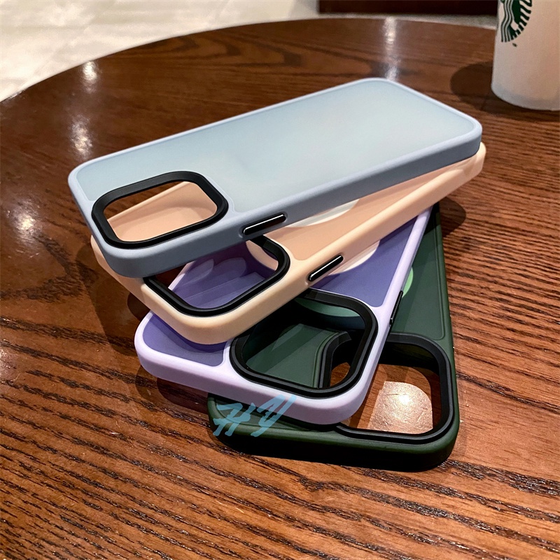 Ốp Điện Thoại Cứng Màu Nhám Mờ Chống Bám Vân Tay Chất Lượng Cao Cho iPhone 14 12 13 Pro Max 14 Plus