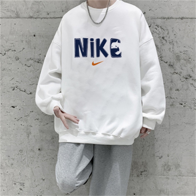 N &amp; K Áo Sweatshirt Cổ Thuyền Dáng Rộng In Chữ Vui Nhộn Giảm Tuổi Tác