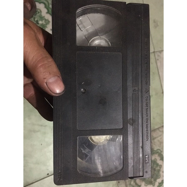 Băng video vhs để trưng bày
