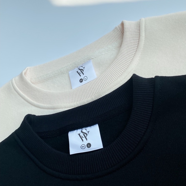 Áo sweater WISEN LAYER áo nỉ dài tay unisex form rộng