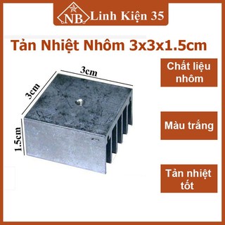 Miếng tản nhiệt nhôm 3x3x1.5cm