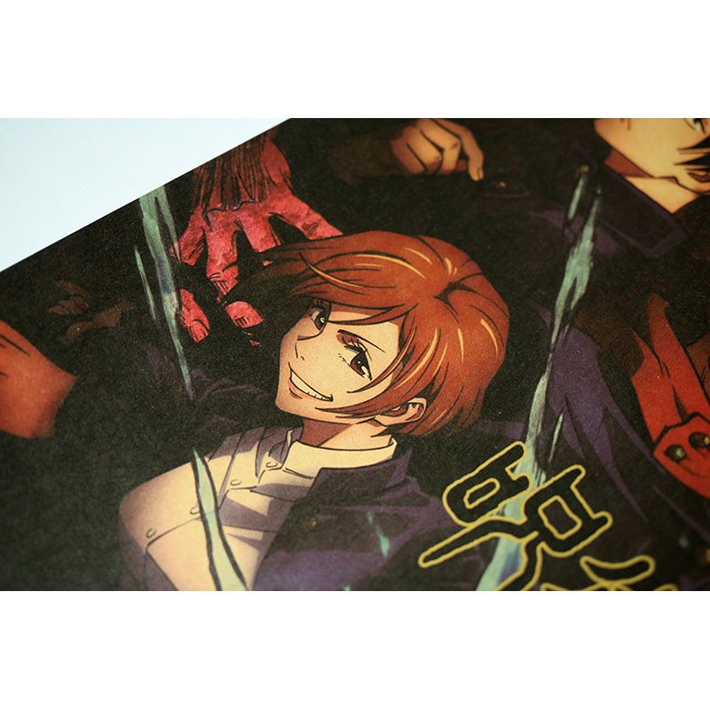 Poster Jujutsu Kaisen A122 50.5*35 Giấy dán tường hình Anime