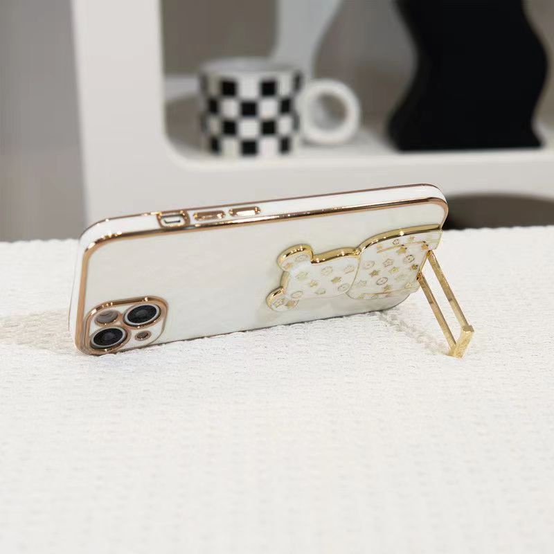 Ốp Điện Thoại Chống Sốc Có Giá Đỡ Hình Gấu Cho VIVO Y93 Y76S S1 PRO Y9S V11 Z3 Z3I V15 PRO V20 PRO X60 PRO Plus