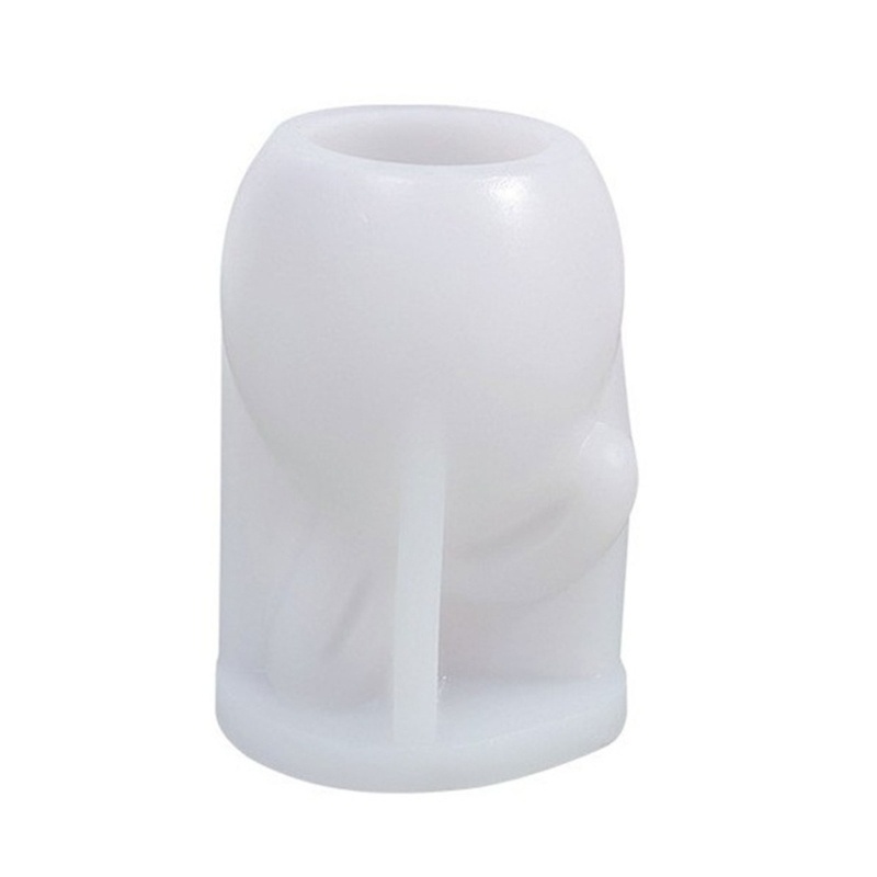 Khuôn Làm Nến DIY Bằng Silicone Không Dính Hình Thỏ Siêu Dễ Thương