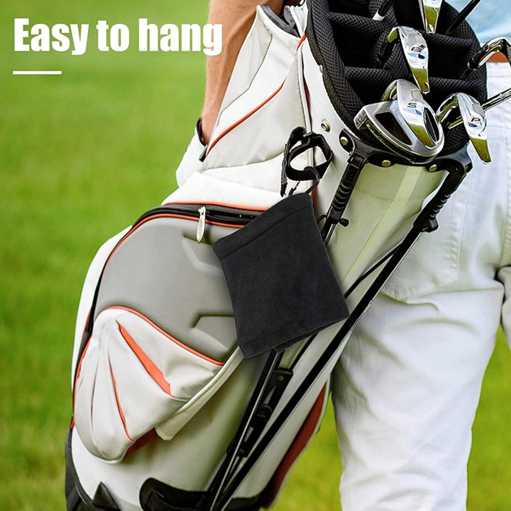 Khăn Lau Bóng Golf Kèm Móc Treo Chống Bụi Thấm Nước Tiện Dụng
