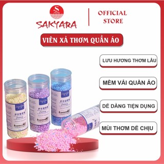 Viên xả thơm quần áo Nội Địa Trung viên thơm làm mềm vải lưu hương tới 72h nhiều mùi hương