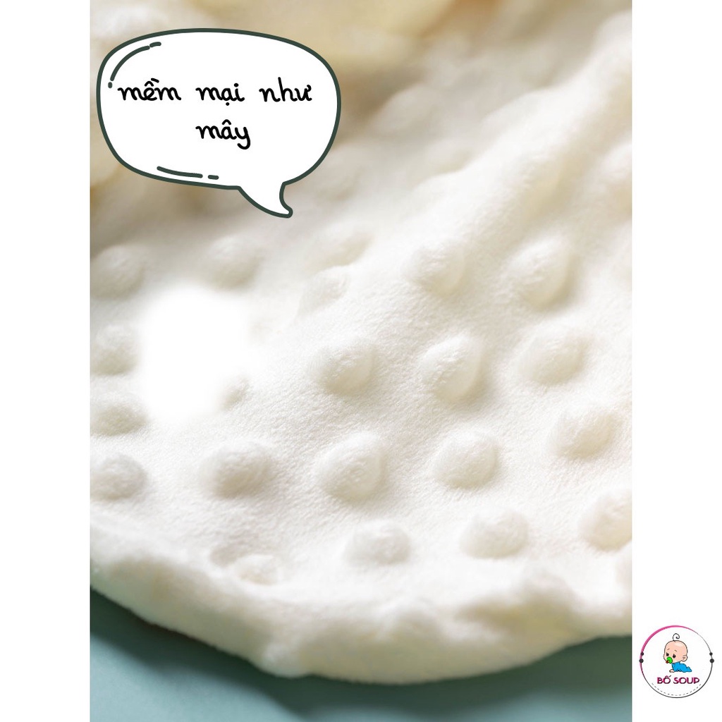 Túi ngủ hở chân hạt đậu cho bé chất liệu cotton Shop Bố Soup