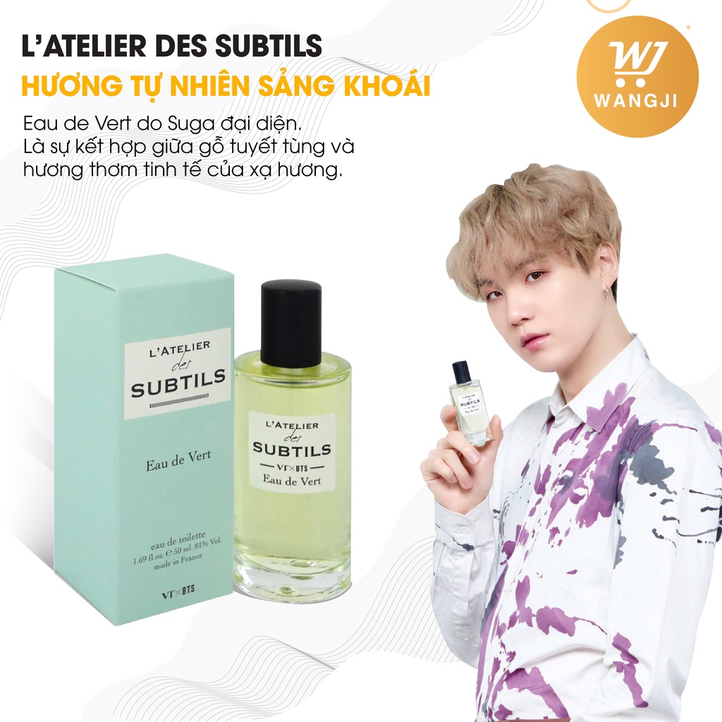 Nước hoa VT x BTS : l'Atelier des Subtils 50ml chính hãng - Wangji