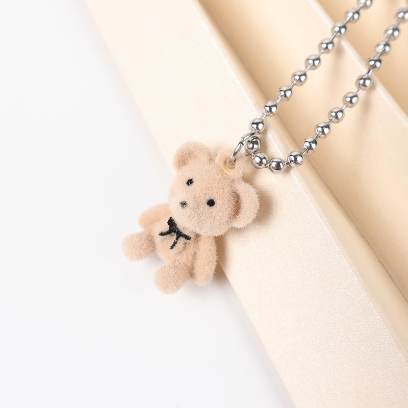 [Hot] Vòng Cổ Mặt Gấu Bông Dễ Thương Bằng Kim Loại Đơn Giản Cổ Điển Hàn Quốc Cho Nữ [Thời Trang Xương Đòn]