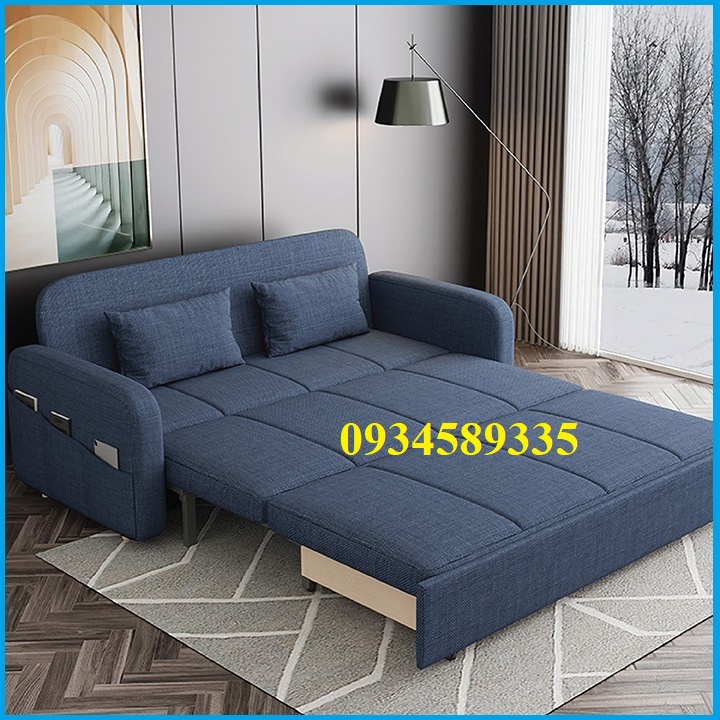 Giường sofa, Giường Ngủ Đa Năng, Ghế Sofa Thông Minh Khung Thép Không Gỉ Có Ngăn Chứa Đồ KT 1,4m x 1,9m