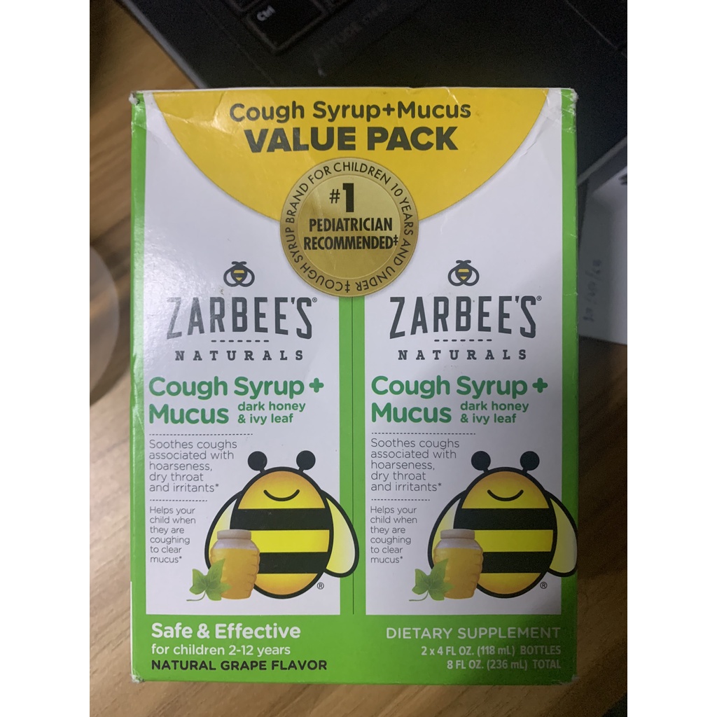 Siro cho bé Zarbee’s Cough Syrup + Mucus Mỹ
