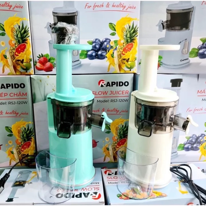 Máy ép chậm Mini Rapido RSJ12, Máy Ép của gia đình Việt mỗi ngày, vừa đảm bảo sự tiện lợi và an toàn - BẢO HÀNH 12 THÁNG