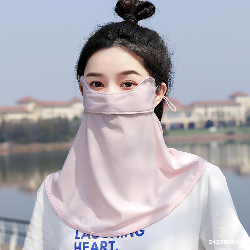 Khẩu Trang đi nắng chống tia UV UFP 50+ - Unisex Nam Nữ đều thích hợp, kháng khuẩn che kín mặt có nút chỉnh dây