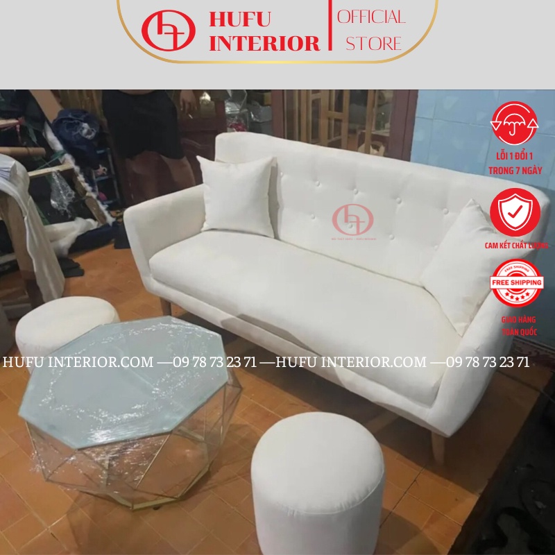 GHẾ SOFA NỈ, SOFA VĂNG THUYỀN, SOFA PHÒNG KHÁCH, PHÒNG NGỦ - HUFU INTERIOR