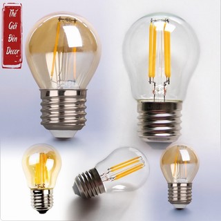 Bóng đèn trang trí, bóng lắp đèn chùm G45 đui e27